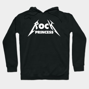 Metallica 'Rock Princess' Design in White Hoodie